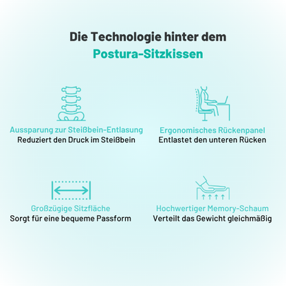 Postura- Orthopädisches Sitzkissen